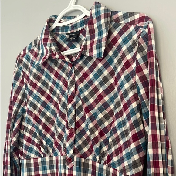 Plaid Long Sleeve Shirt Canyon River Blues - Picture 2 of 10